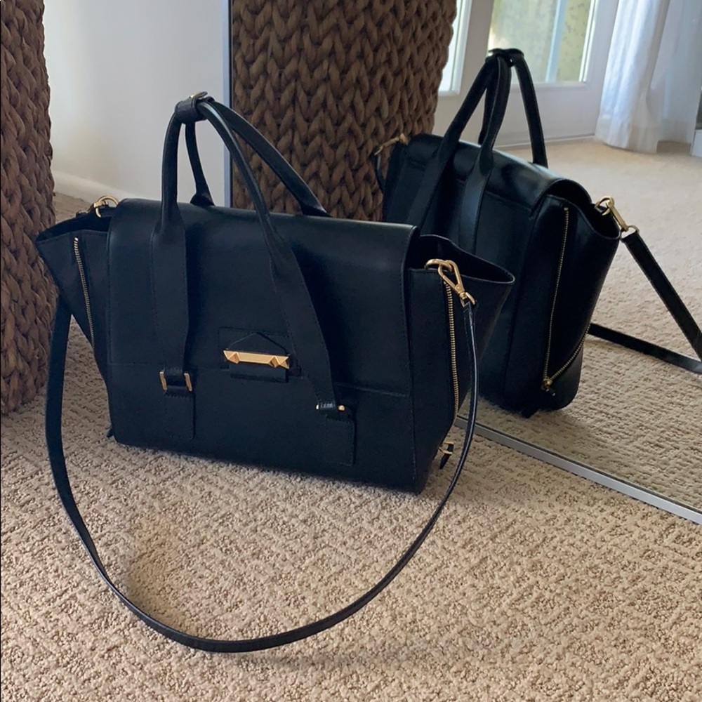 BCBG Max Azria Leather Structured Handbag